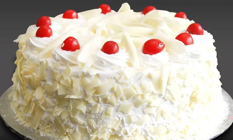 Easy Birthday Cake White Forest Recipe