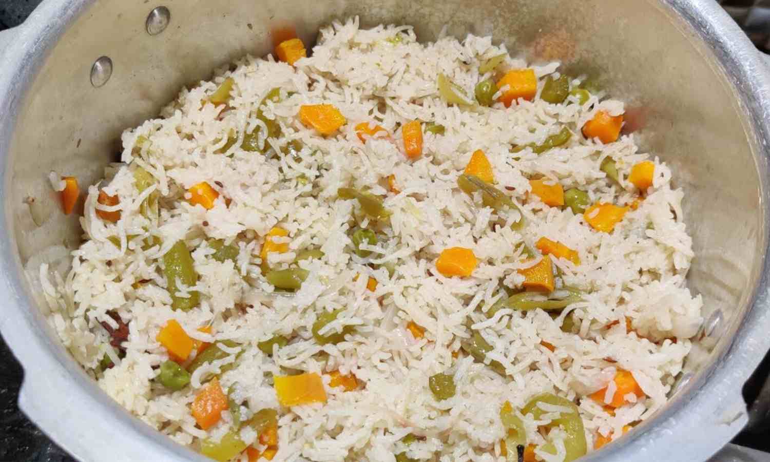 Find Vegetarian Recipes Veg Biriyani In Cooker