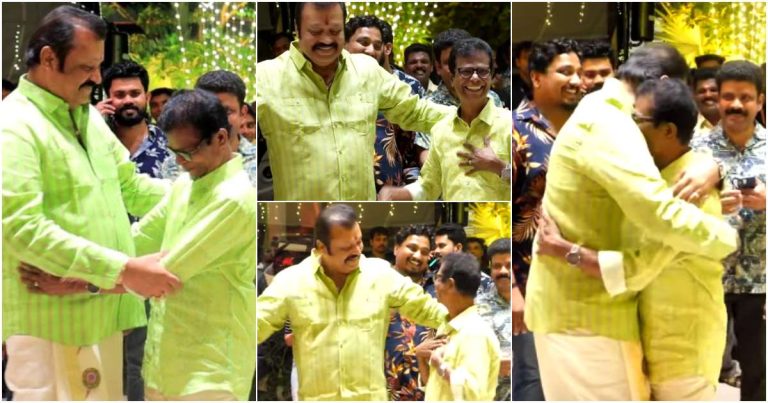 Actor Indrans At Suresh Gopi Daughter Marriage Reception Viral