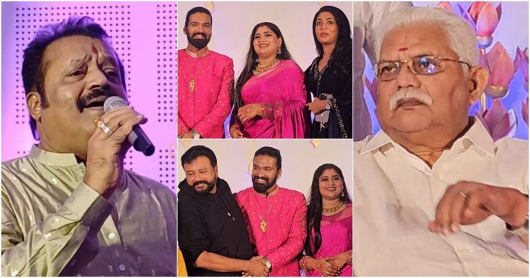 Jagathy Sreekumar At Suresh Gopi Daughter Bhagya Suresh Wedding Reception