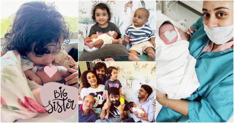 Pearle Maaney Daughter Nila With Baby Sister Viral