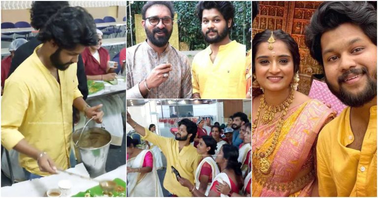 Santhwanam Team Serve Sadya To Catering Ladies Viral Video