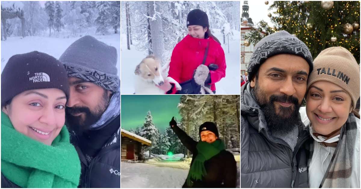 Actor Suriya Jyotika Latest Video At Finland Viral