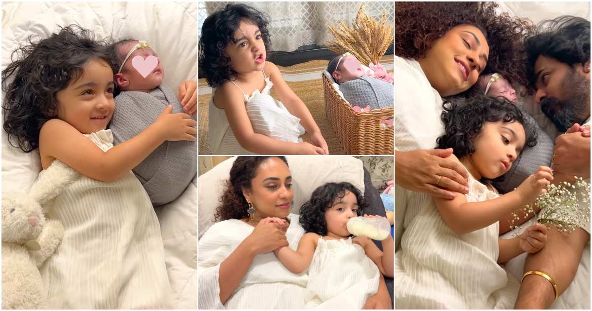 Pearle Maaney Daughters Nitara And Nila Photoshoot