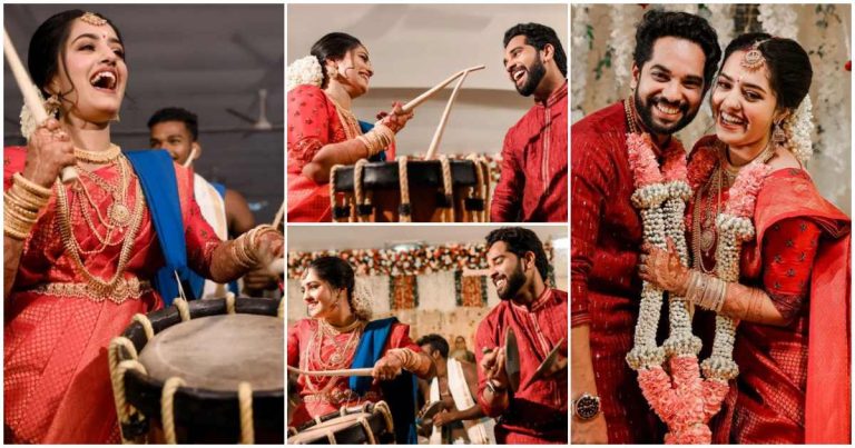 Kerala Bride Played Drum During Wedding Gone Viral