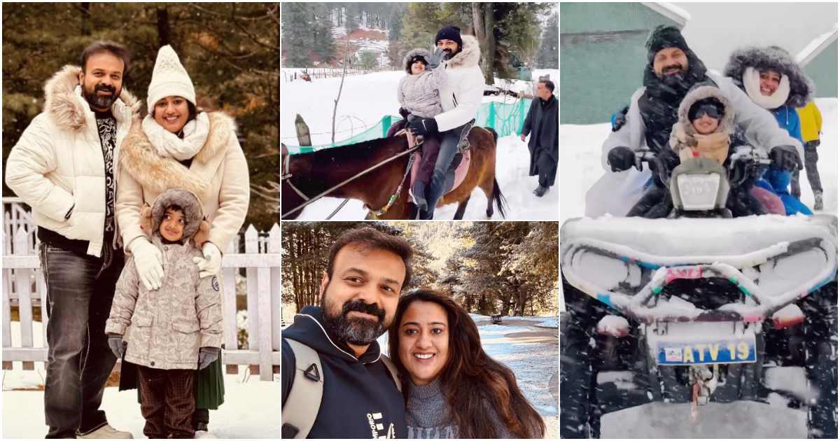 Kunchako Boban And Family Trip To Kashmir Viral Video