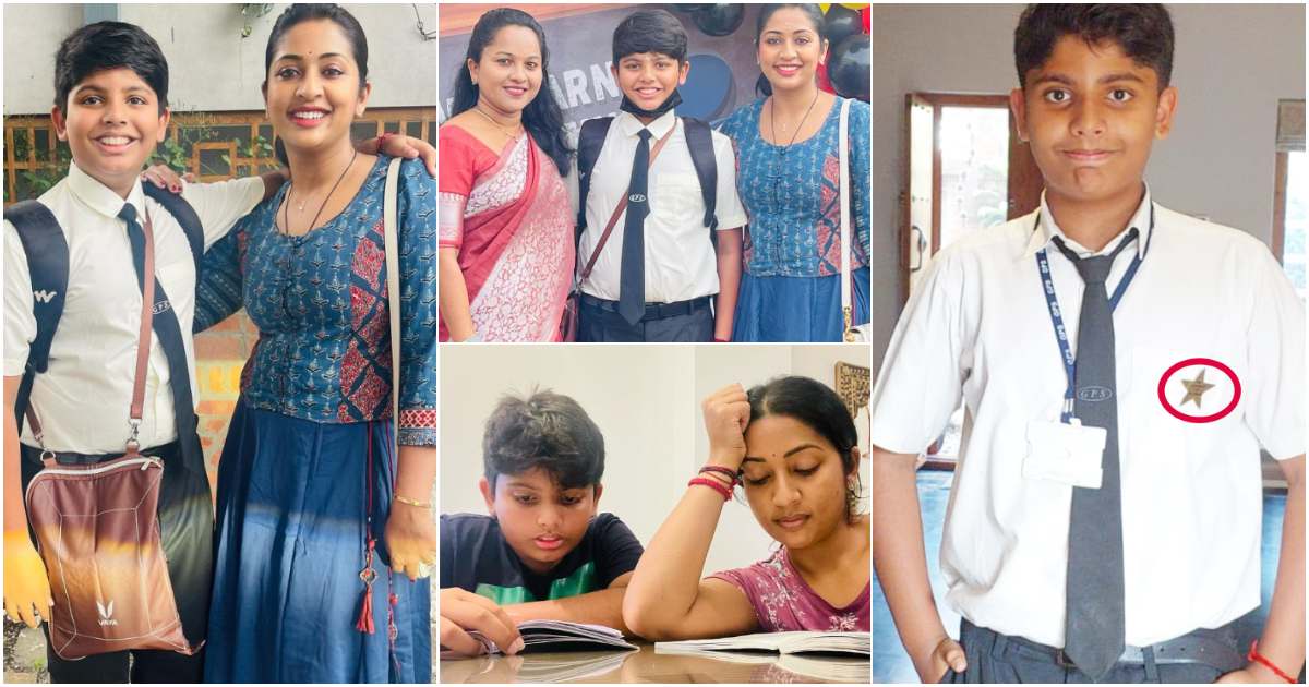 Navya Nair Son Got First Rank Viral News