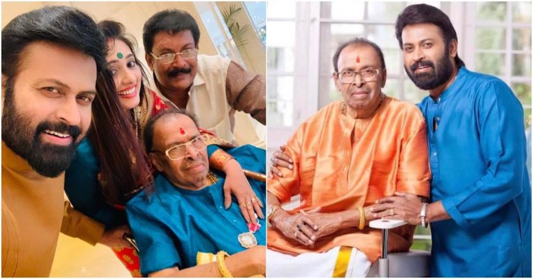 Actor Manoj K Jayan Father K G Jayan Passes Away