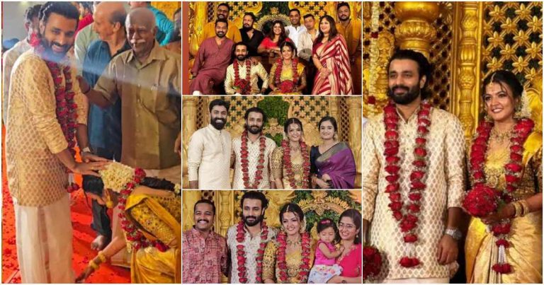 Celebrities At Deepak Parambol Aparna Das Wedding