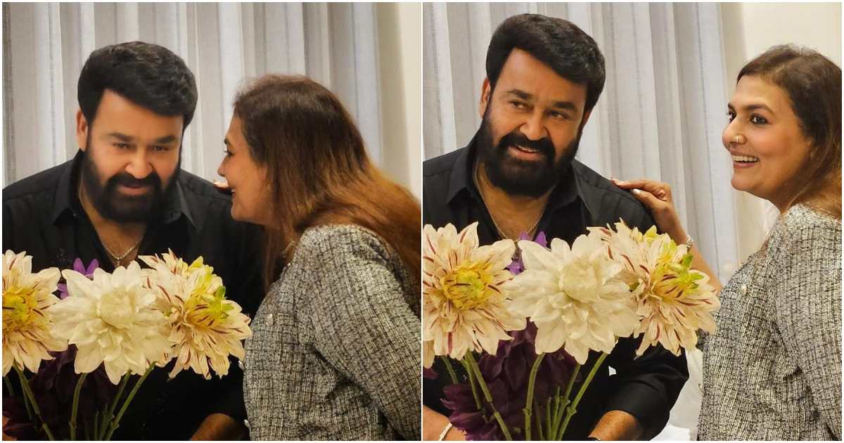 Mohanlal And Wife Suchitra 36th Wedding Anniversary