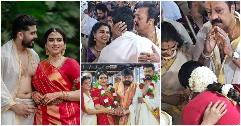 Suresh Gopi At Jayaram Daughter Malavika Jayaram Wedding