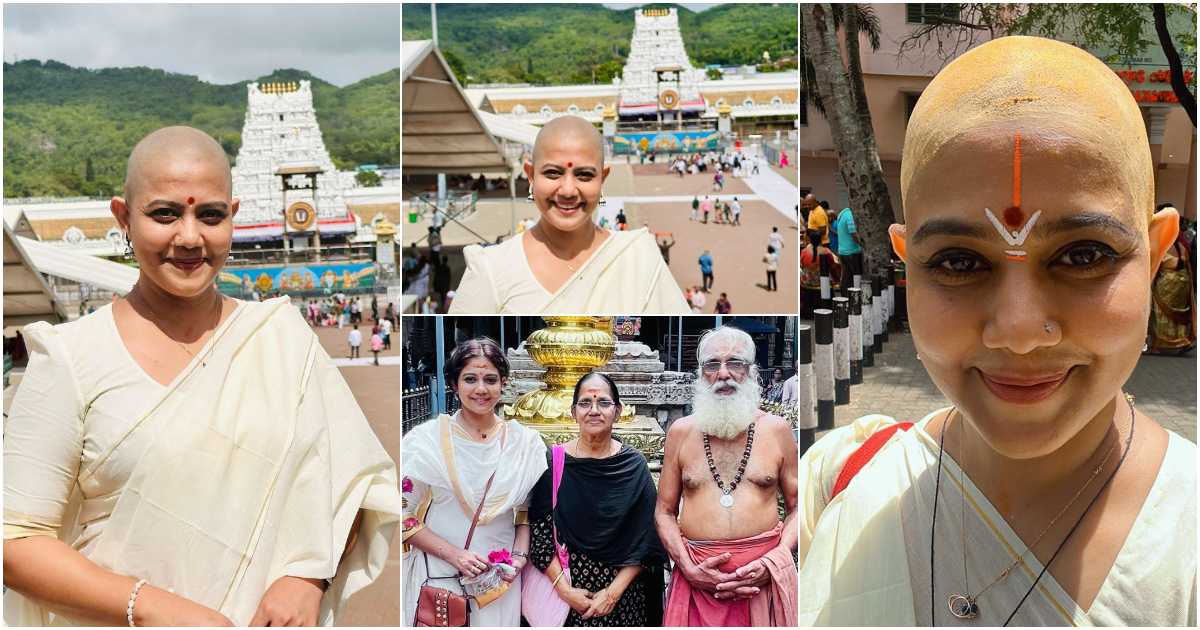 Rachana Narayanankutty Thirupathy Venkatachalapathy Temple Latest