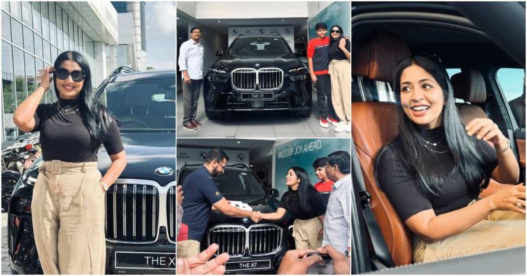 Actress Navya Nair Bought New BMW X7 Car