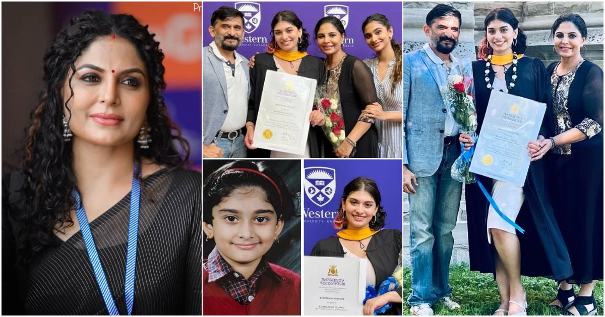 Asha Sarath’s daughter Complete Her graudation from Canada Entertainment News Viral Malayalam