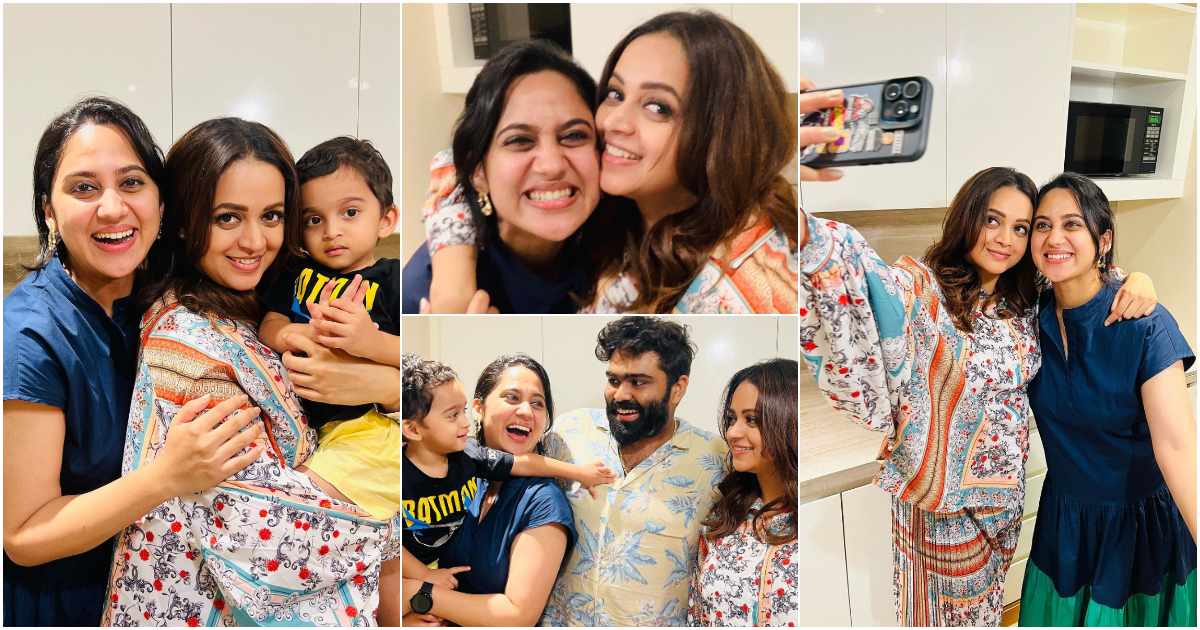 Bhavana Meet Miya George Son Viral