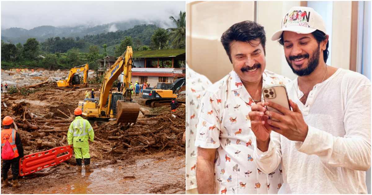 Mammootty Dulquer Salmaan Fahad Nazriya Helps Wayanad