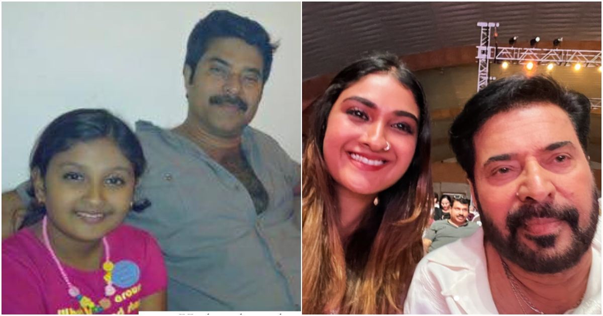 Manoj K Jayan Daughter With Mammootty Latest Photo