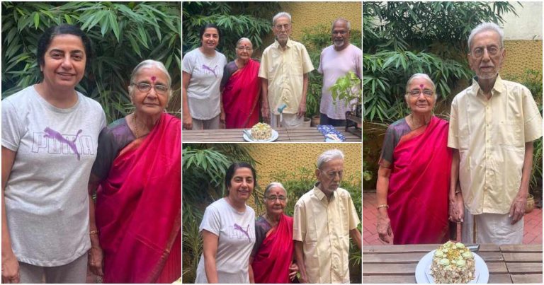 Suhasini Haasan Mother Birthday Celebration