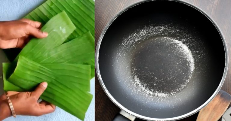 Nonstick Pan Reuse Tricks Using Banana Leaf